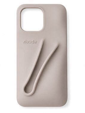 RHODE Silicone iPhone Case in Light Gray